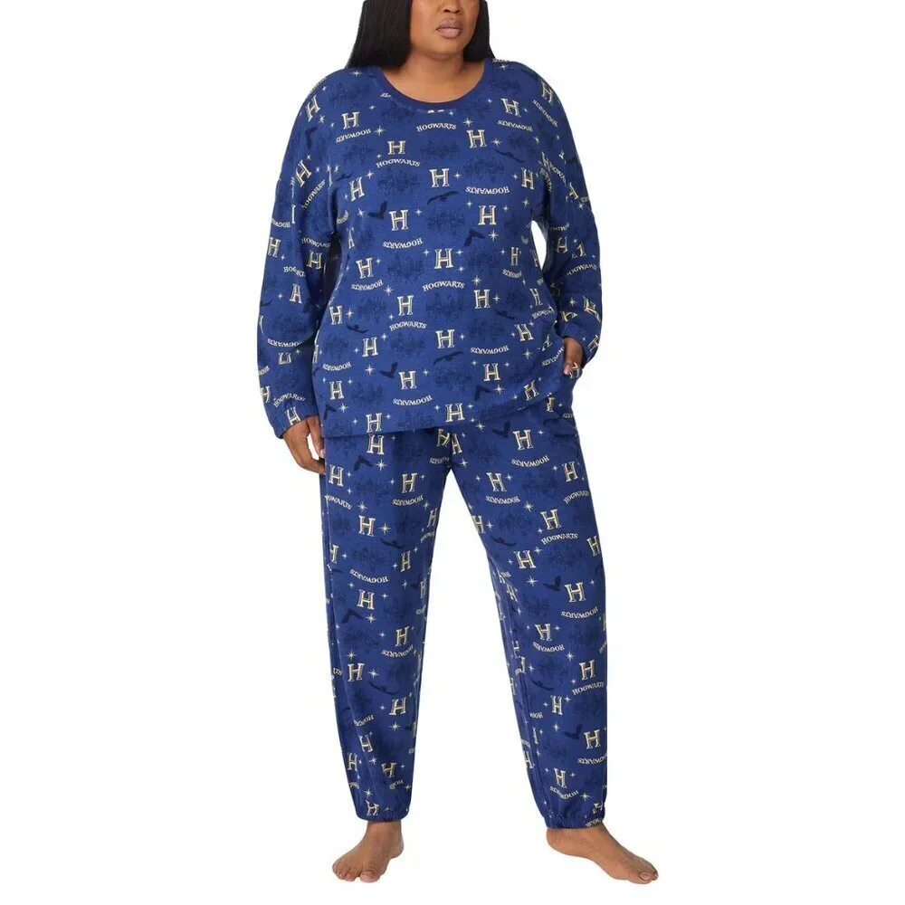 Character Womens 2-piece Lounge Set Harry Potter Warner Bros. Blue